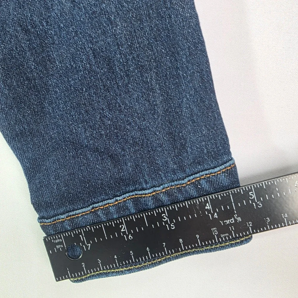 Levi's Mens Standard Trucker Jacket Dark Wash Indigo Denim Size M
